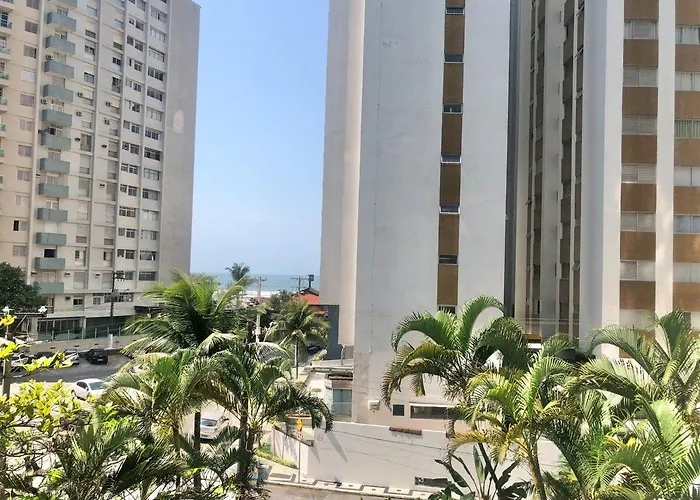 Apê Aconchegante Vista Mar - 1 Vaga Apartamento Guarujá